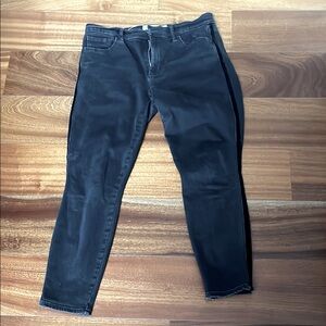 Black Denim Jeans with Velvet Tuxedo stripe